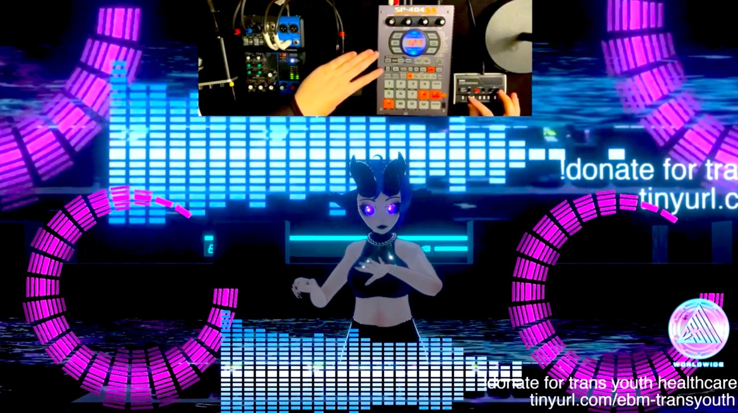 Marie Hinson, virtual reality cyberpunk, poet, artist and filmmaker. Corrupting across the binaries as hexe.exe.